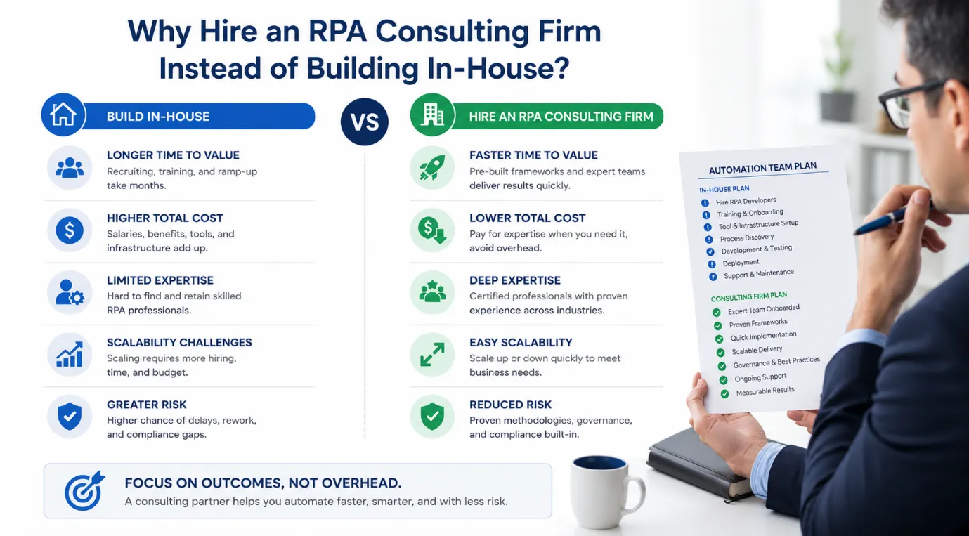 Why Hire An Rpa Consulting Firm Instead Of Building Inhouse